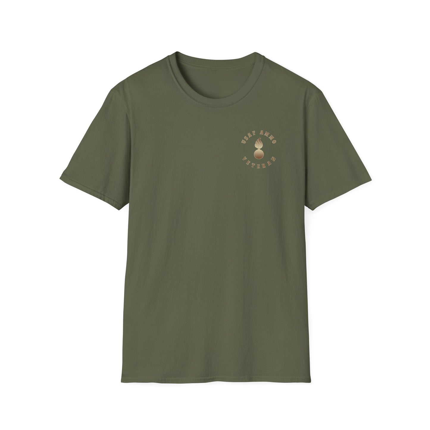 USAF AMMO We Live So Others May Die Crossed JDAMs IYAAYAS Pisspot Vintage Scroll Banners Back and Front Design Version Unisex Softstyle T-Shirt