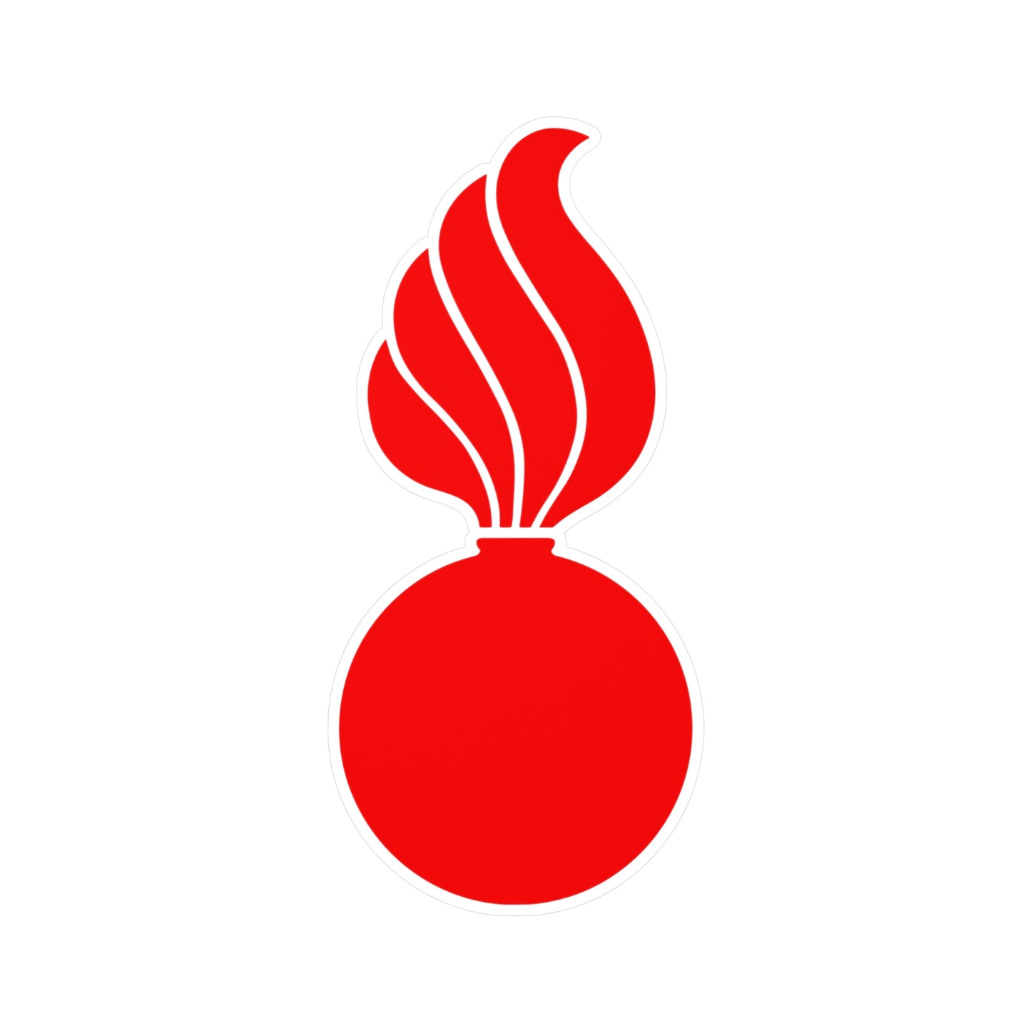 All Red USAF AMMO Pisspot Kiss-Cut Vinyl Decals