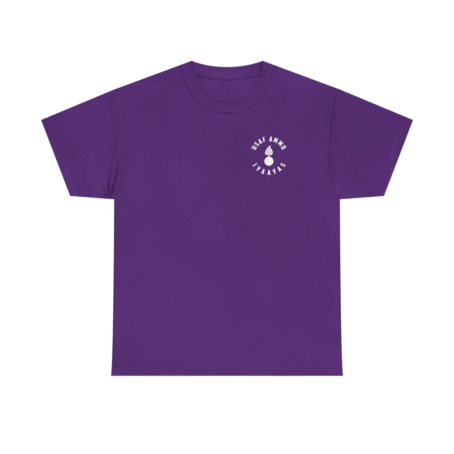 USAF AMMO Fighters and Bombers All Are Badass And Useless Without AMMO Pisspot IYAAYAS Unisex Heavy Cotton Tee