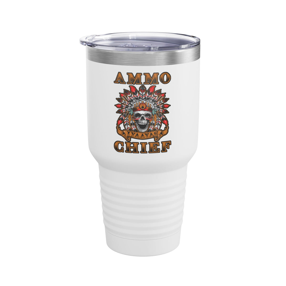 AMMO Chief Skull Headdress Tundra Tumbler, 30oz