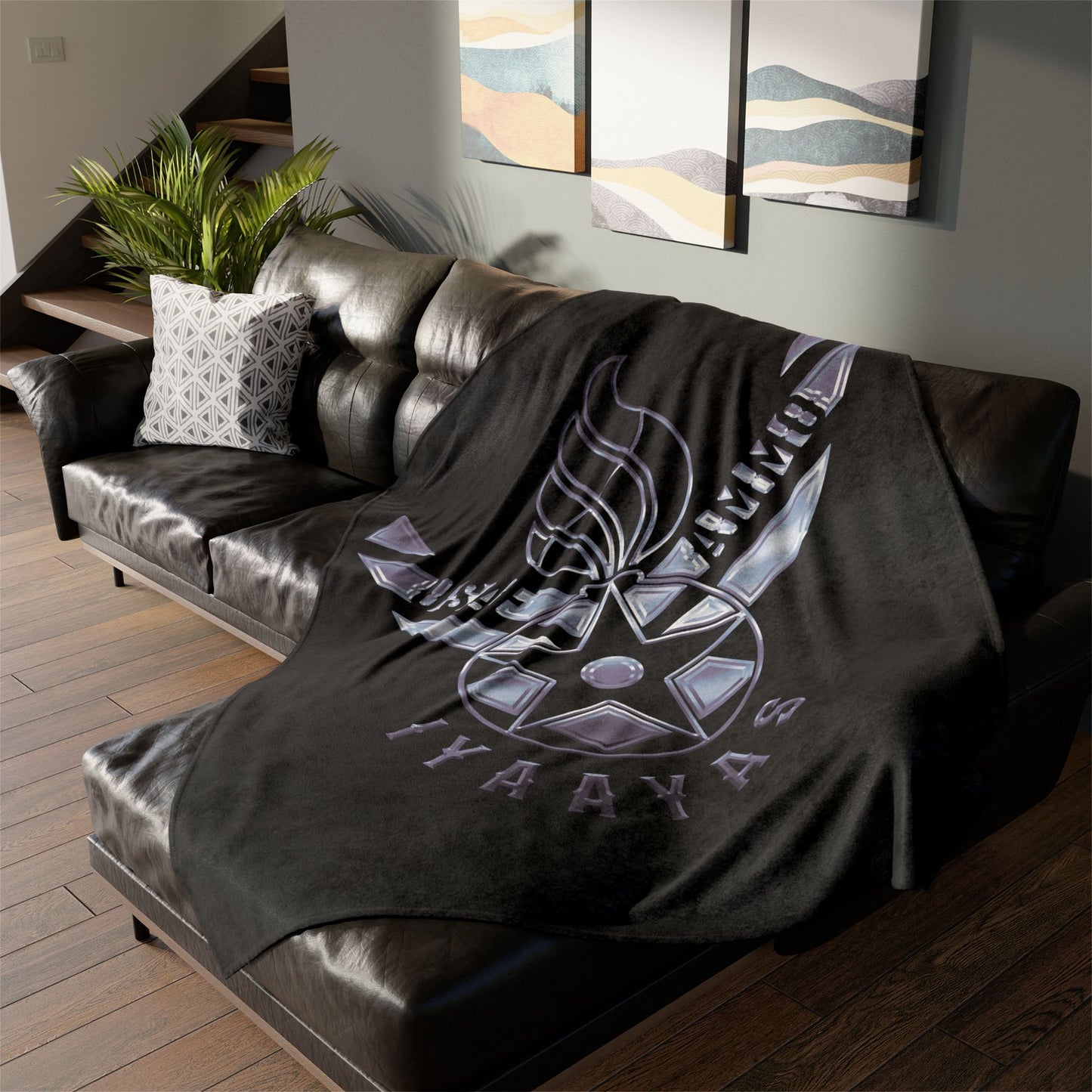 USAF AMMO Pisspot Combined With Shiny Chrome AF Vector Logo IYAAYAS Soft Polyester 60" x 80" Blanket