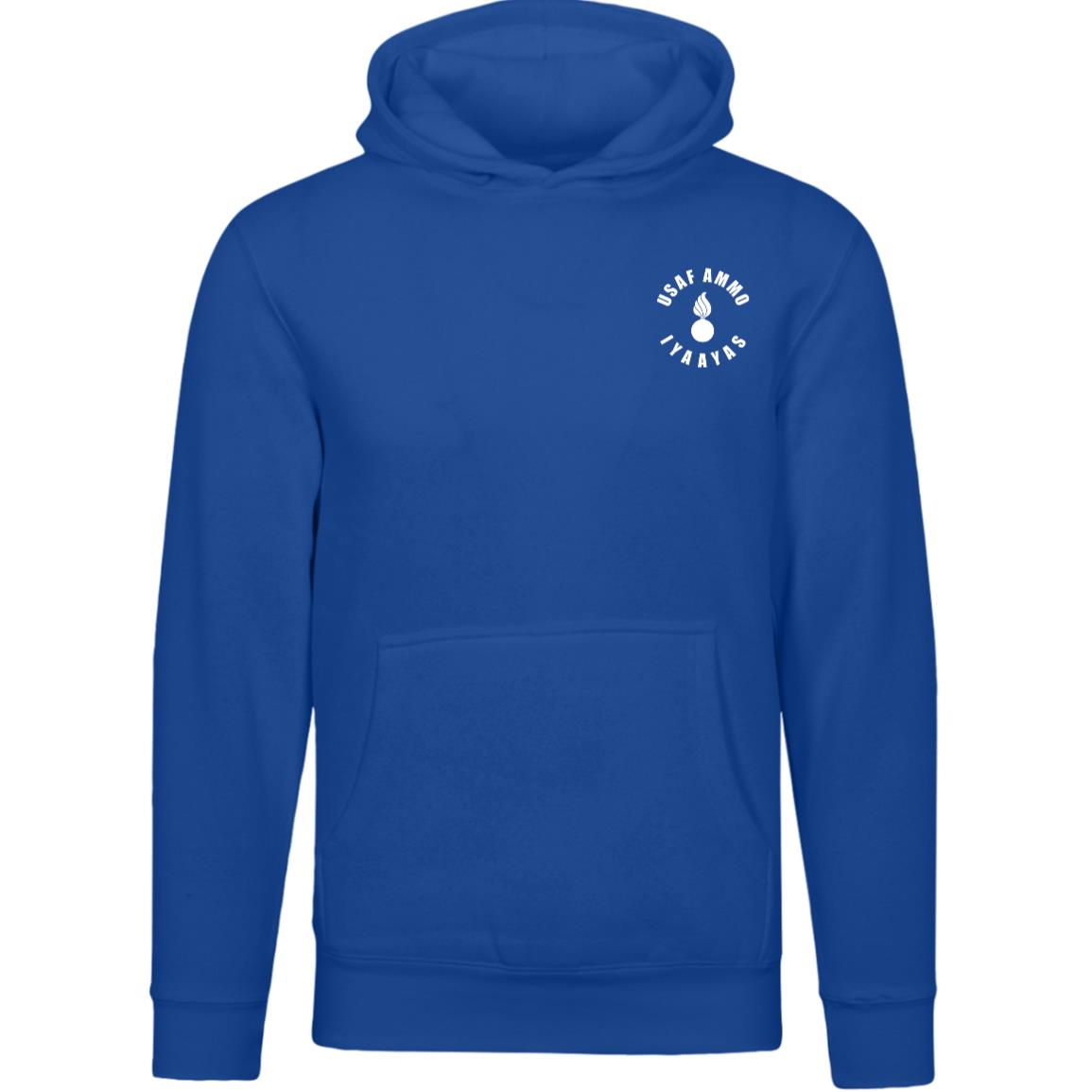 USAF AMMO Placard If You See Me Running Haul Ass LS14001 Lane Seven Unisex Premium Hoodie