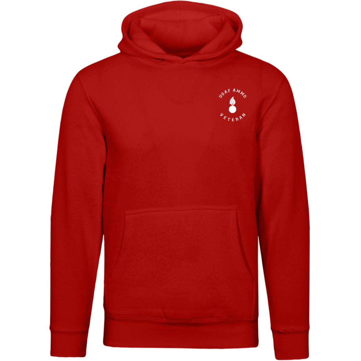 USAF AMMO Proud Veteran Eagle American Flag Pisspot LS14001 Lane Seven Unisex Premium Hoodie