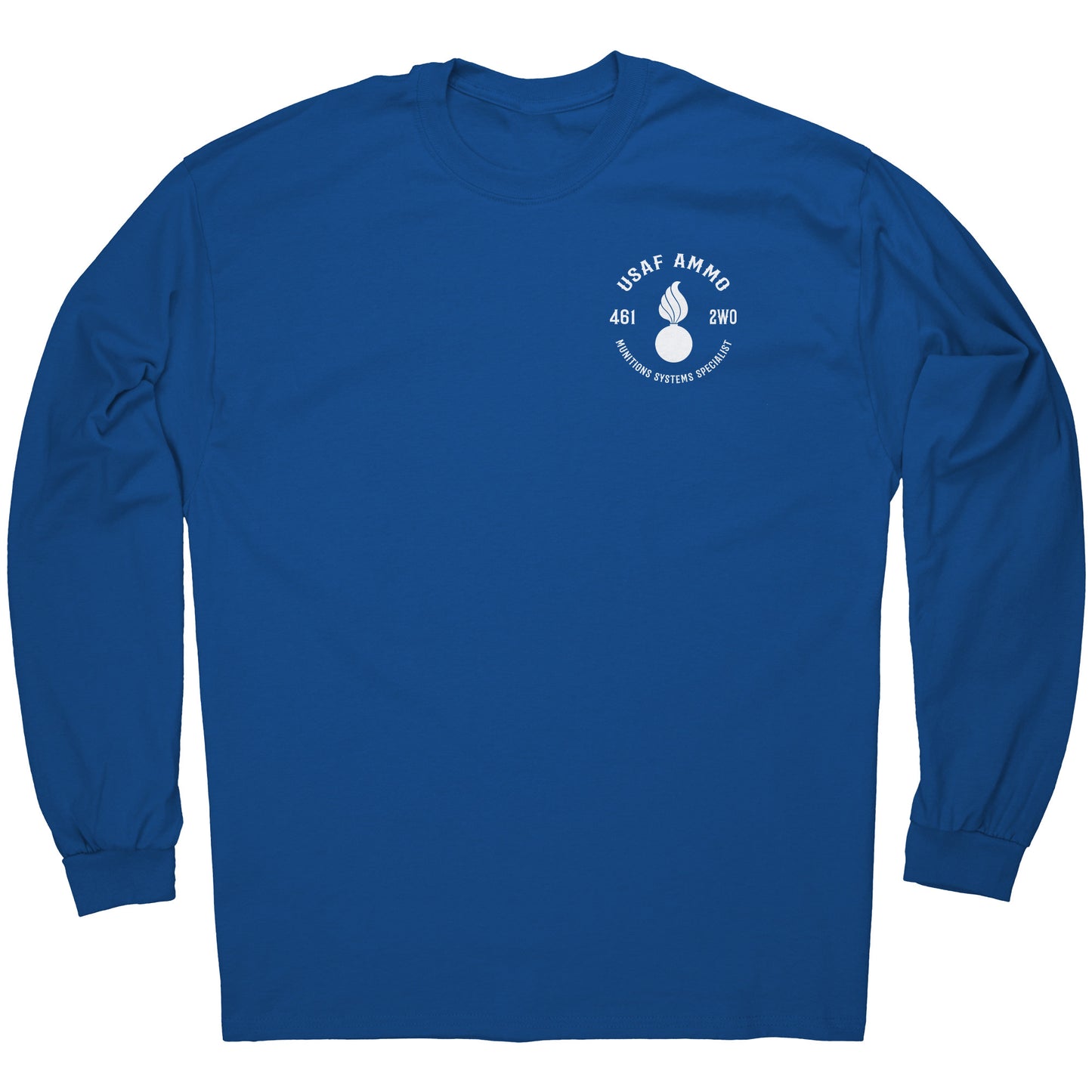 USAF AMMO Munitions Assembly Conveyor MAC Another Day At The Office IYAAYAS Mens Long Sleeve Shirt