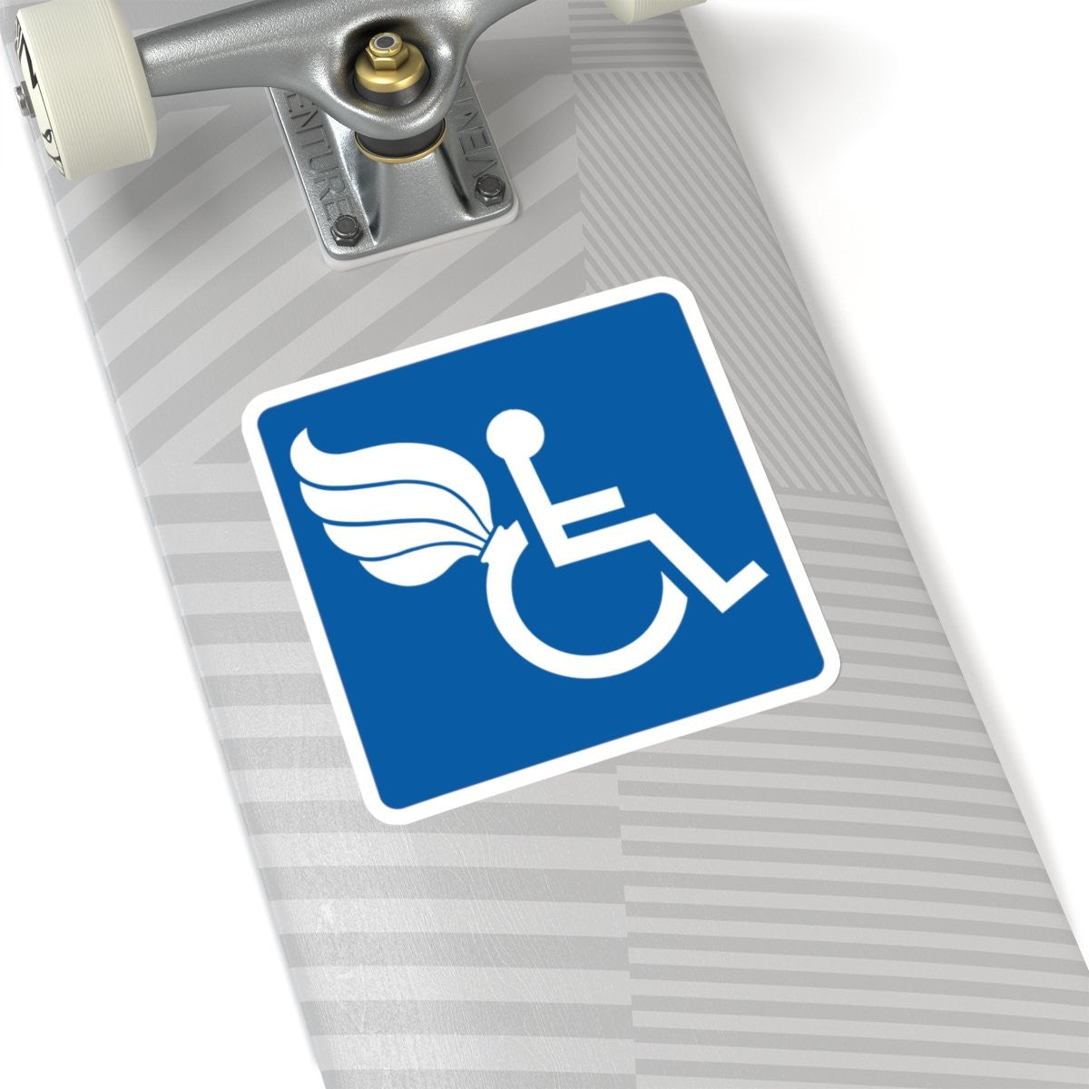 USAF AMMO Pisspot Basic Wheelchair Disabled Veteran IYAAYAS Gift Kiss-Cut Stickers