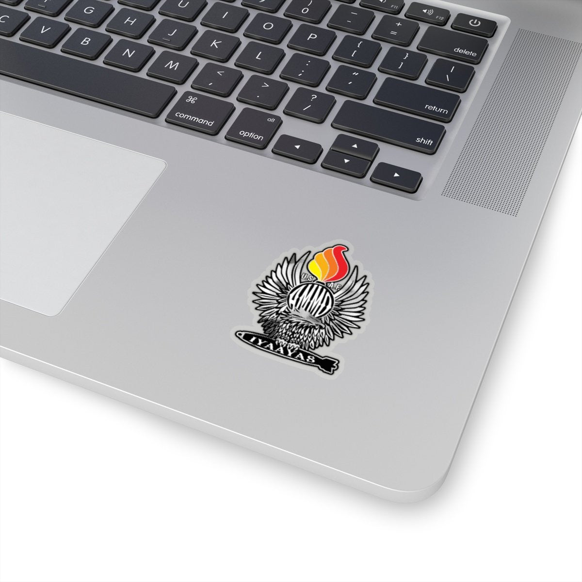 USAF AMMO IYAAYAS Eagle Claws MK-82 Pisspot Colored Flames Die Cut Indoor Stickers
