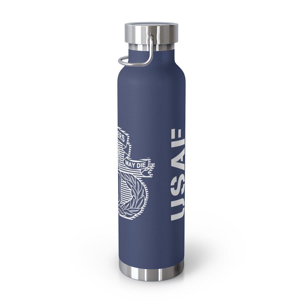 USAF AMMO New AMMO Maintenance Badge We Live So Others May Die 22oz Vacuum Insulated Dark Bottle Tumbler - AMMO Pisspot IYAAYAS Gear