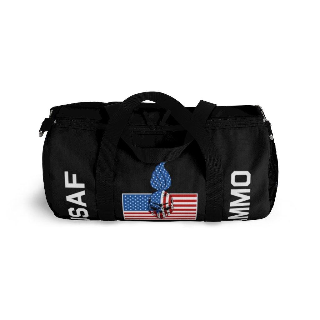 USAF AMMO Skull Pisspot American Flag IYAAYAS Munitions Heritage Duffel Bag - AMMO Pisspot IYAAYAS Gear