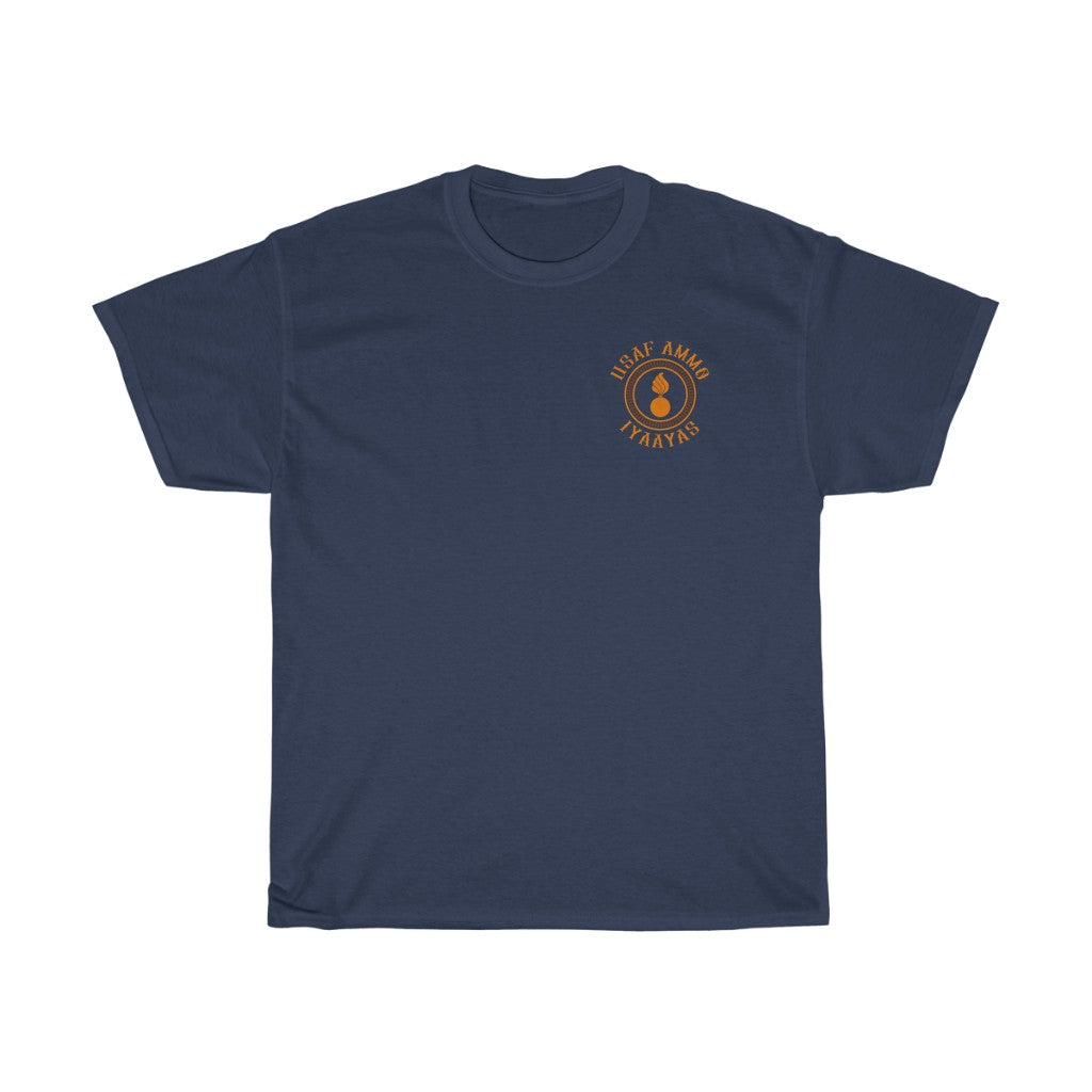 USAF AMMO IYAAYAS Pisspot Whiskey Label Logo Munitions Heritage Men's Gift T-Shirt