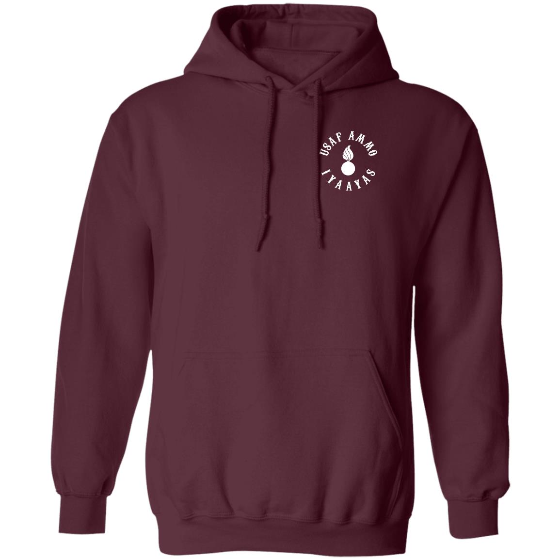 Sons Of AMMO Grim Reaper Sickle Pisspot Missile IYAAYAS Muntions Pullover Hoodie