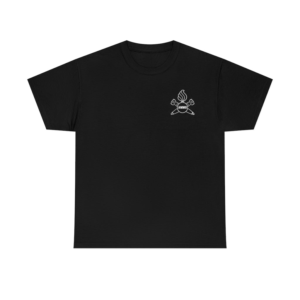 USAF AMMO Turning The Enemy Into Pink Mist And Bone Chips Skull Smoke Pisspot Unisex T-Shirt