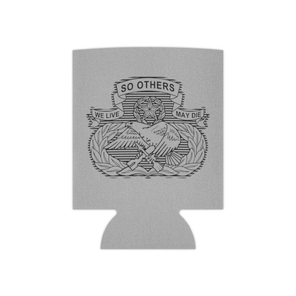 Old School AMMO Tech School Pisspot and Original Eagle Maintenance Badge Can Cooler