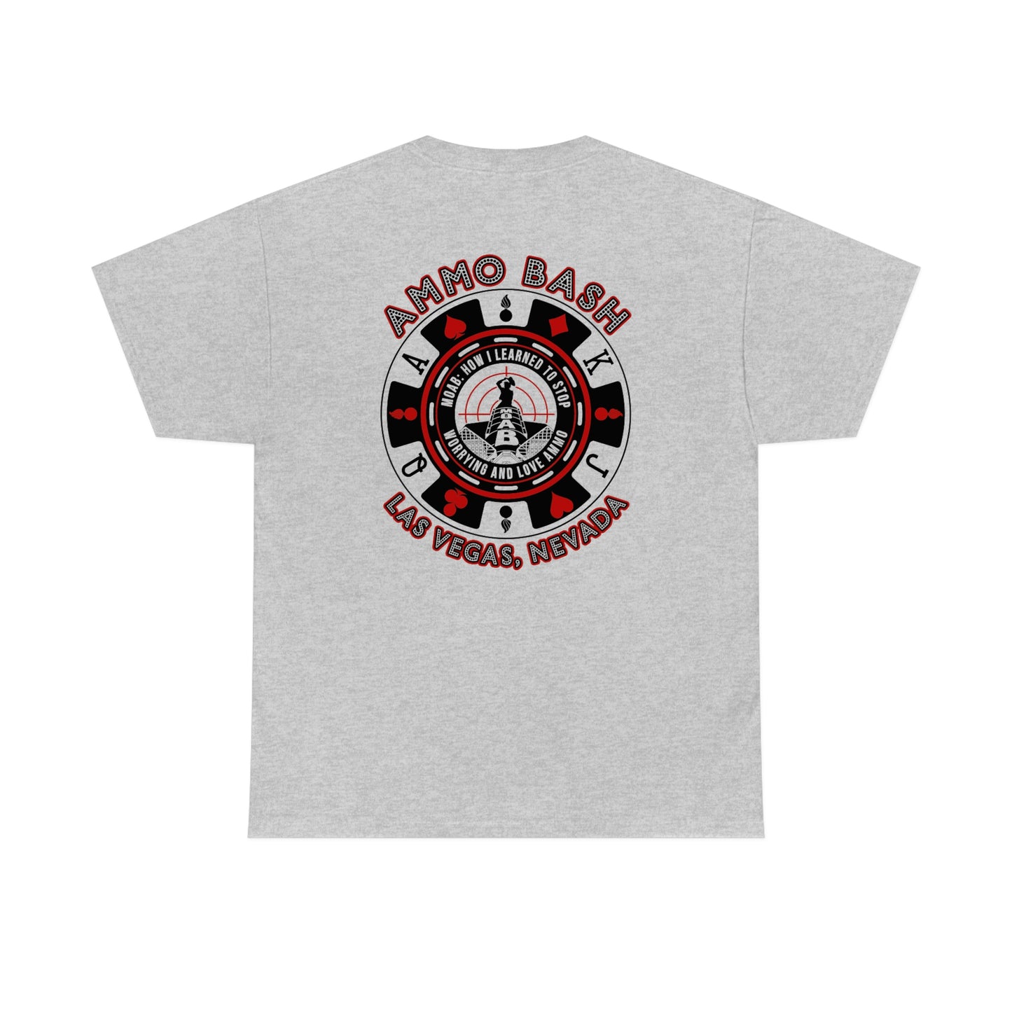 AMMO Bash 2023 Las Vegas Nevada Event Dark Color Mens Heavy Cotton Light T-Shirts