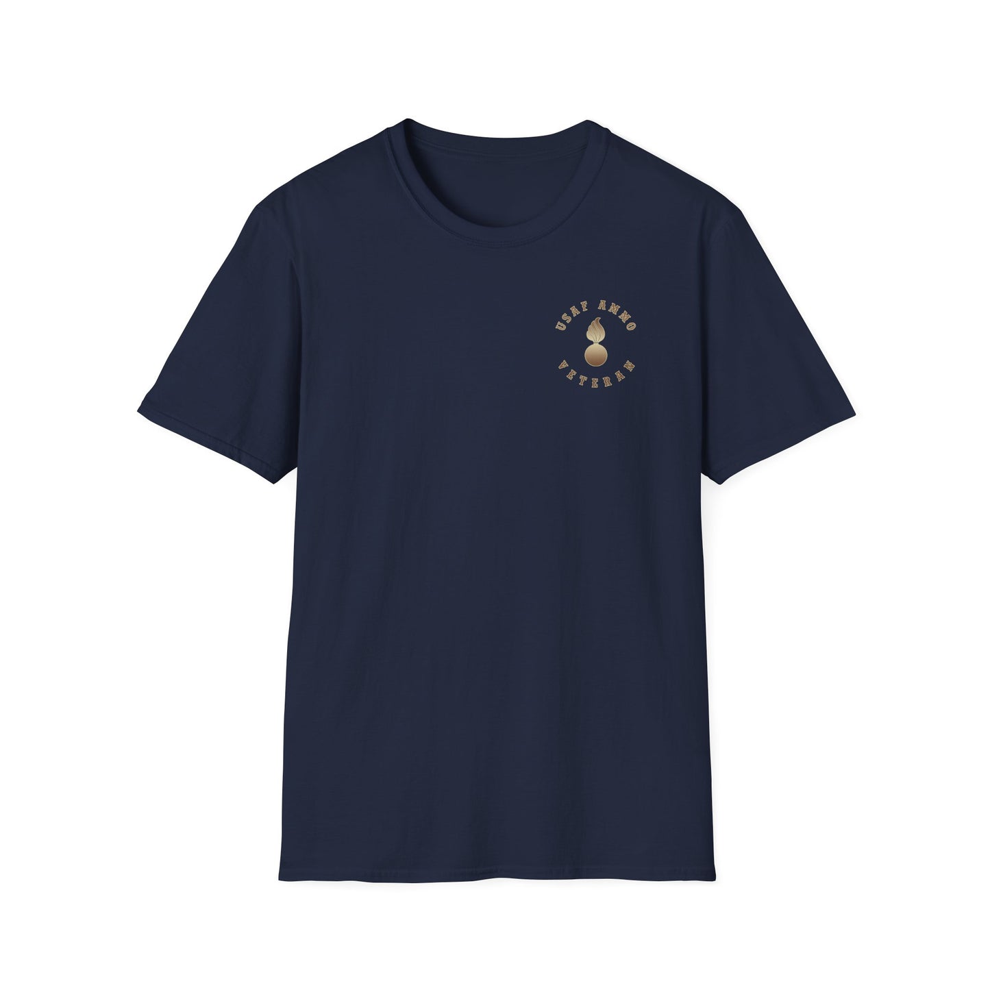USAF AMMO We Live So Others May Die Crossed JDAMs IYAAYAS Pisspot Vintage Scroll Banners Back and Front Design Version Unisex Softstyle T-Shirt