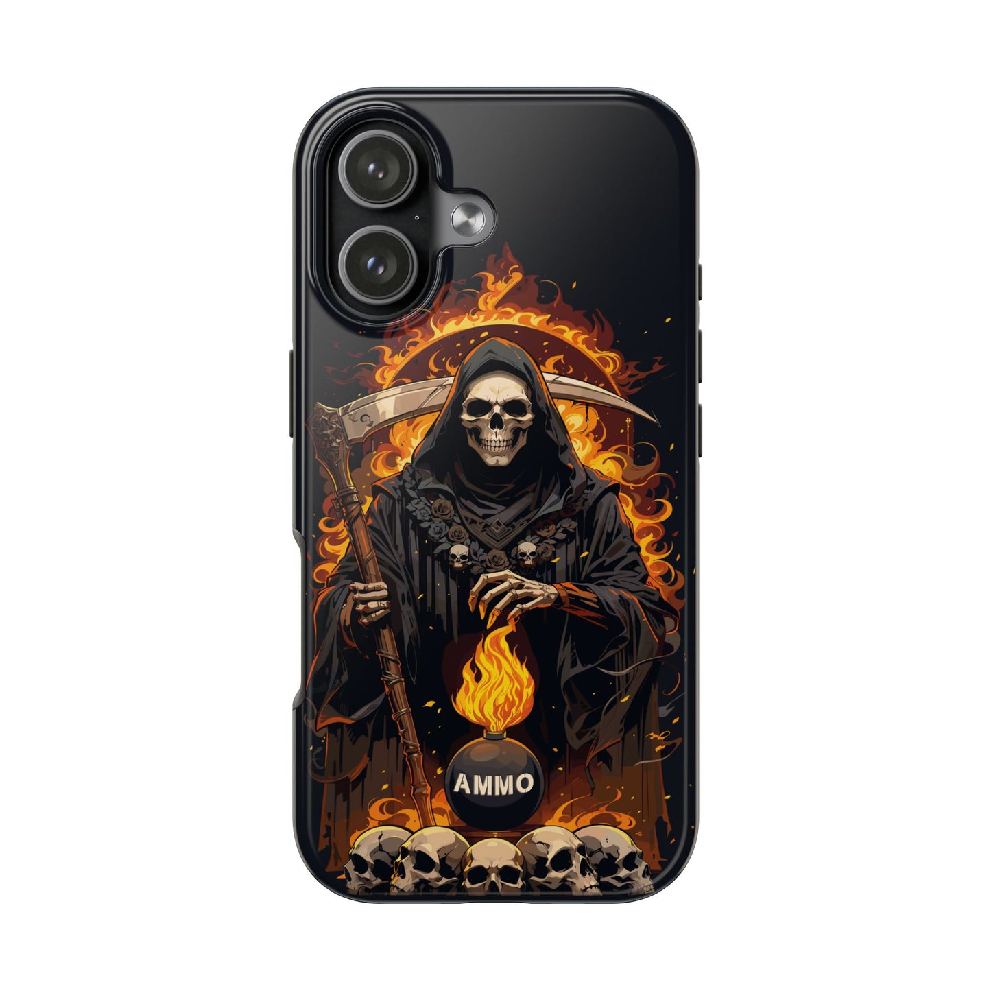 USAF AMMO Grim Reaper Pisspot Tough Phone Cases