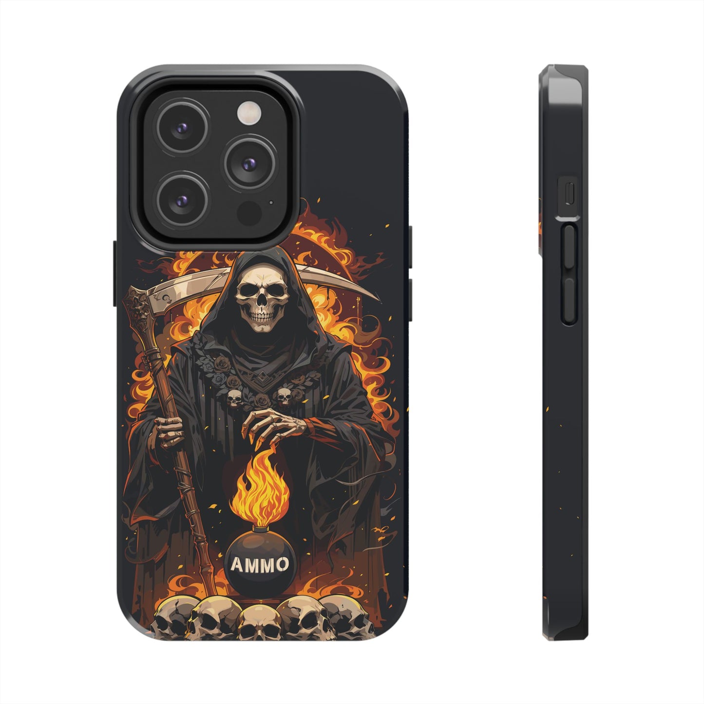 USAF AMMO Grim Reaper Pisspot Tough Phone Cases