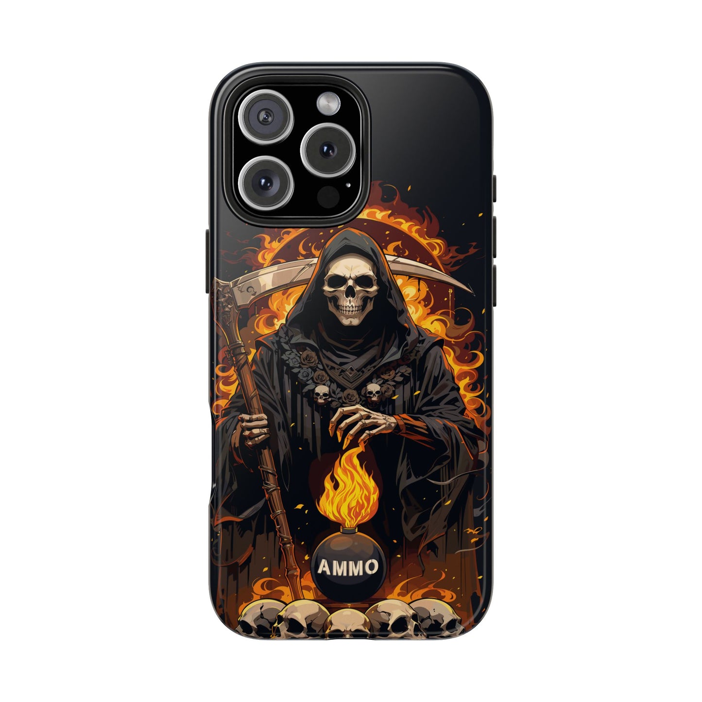 USAF AMMO Grim Reaper Pisspot Tough Phone Cases