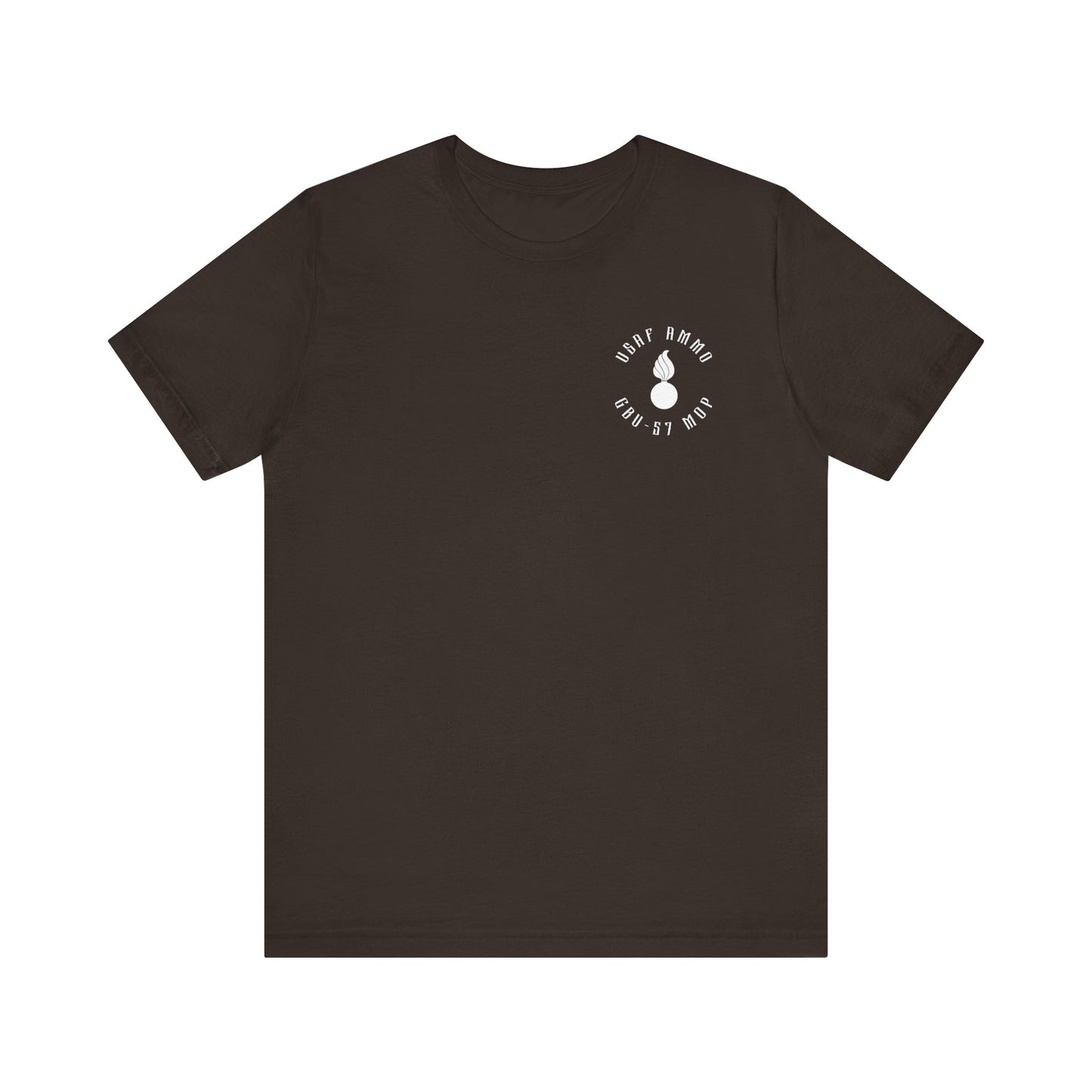 USAF AMMO Grim Reaper Pisspot Explosion GBU-57 MOP Unisex Short Sleeve T-Shirt