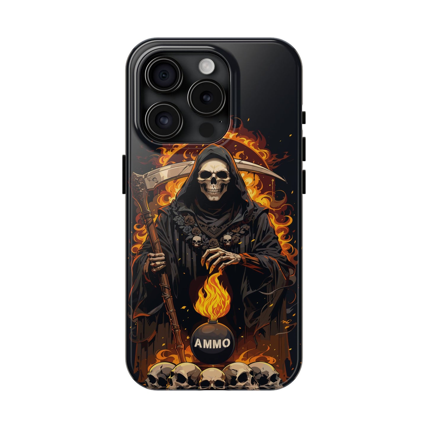 USAF AMMO Grim Reaper Pisspot Tough Phone Cases