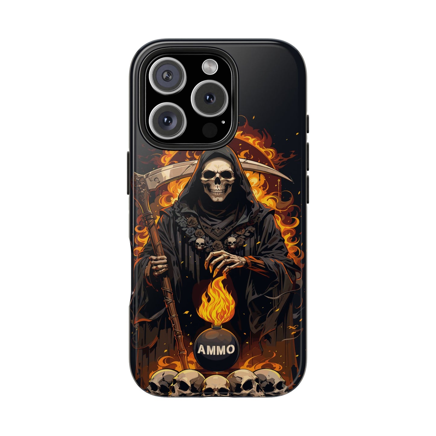 USAF AMMO Grim Reaper Pisspot Tough Phone Cases