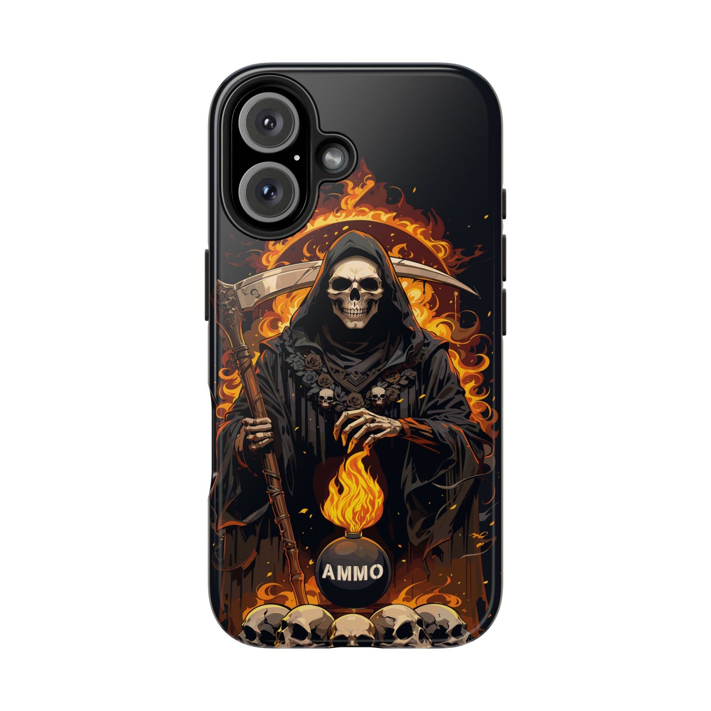 USAF AMMO Grim Reaper Pisspot Tough Phone Cases
