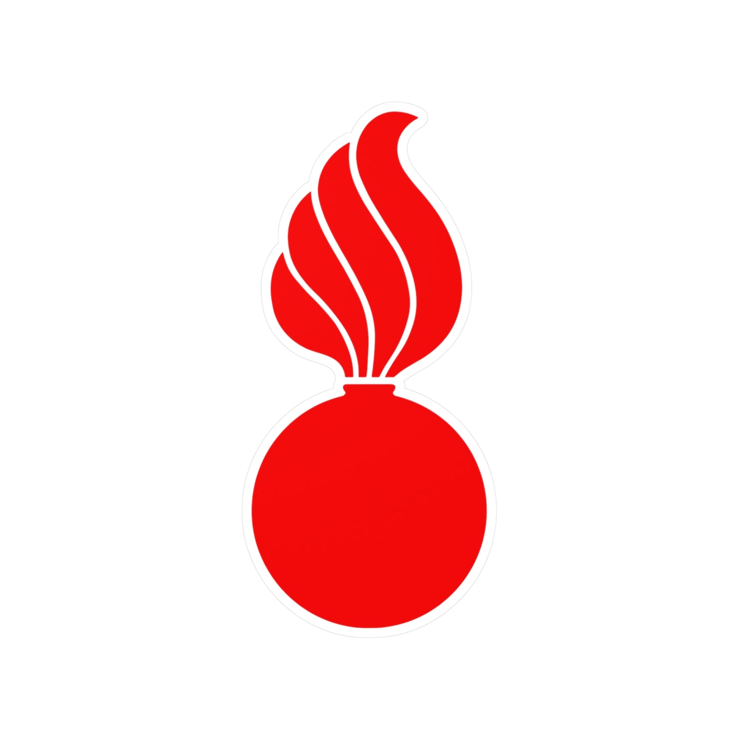 All Red USAF AMMO Pisspot Kiss-Cut Vinyl Decals