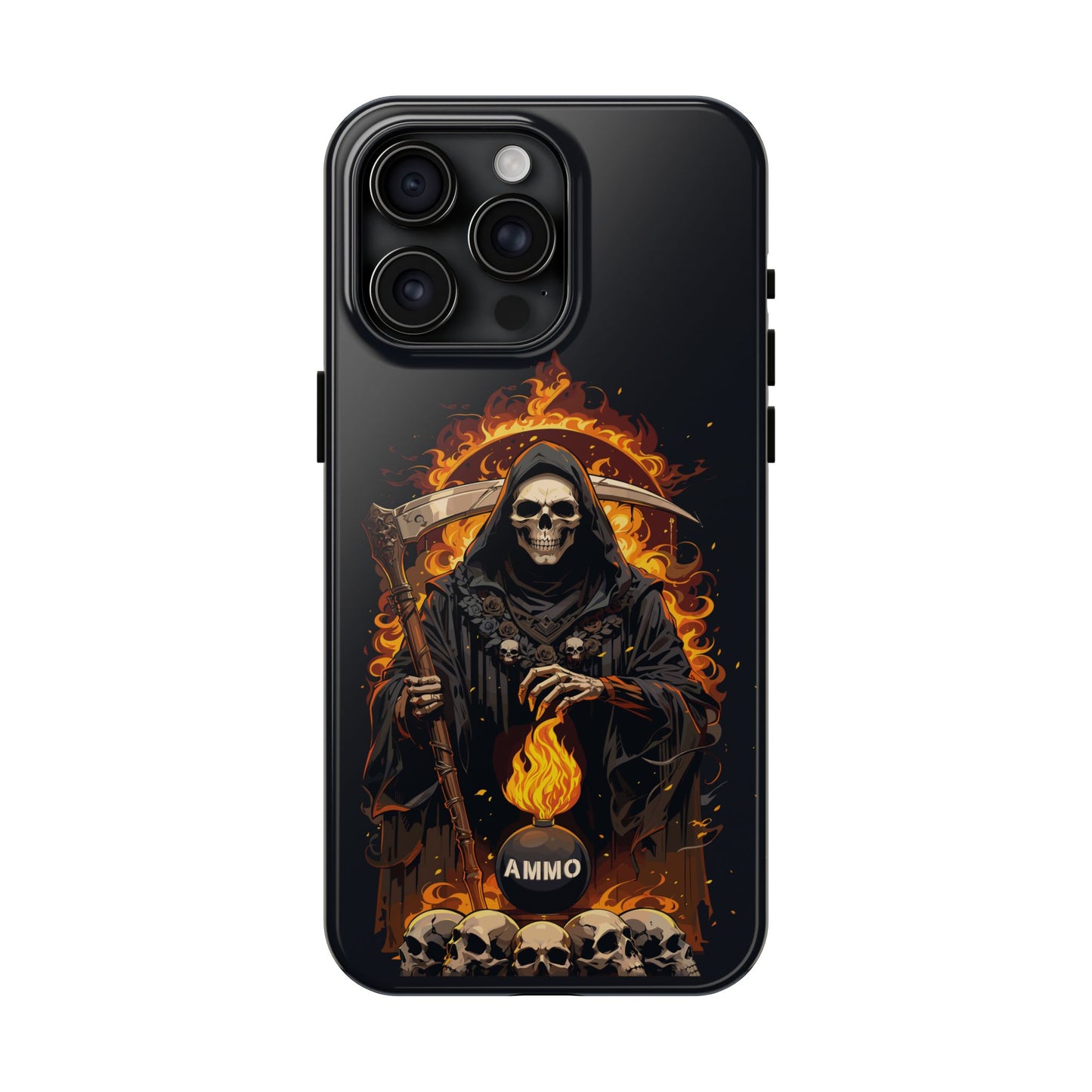 USAF AMMO Grim Reaper Pisspot Tough Phone Cases