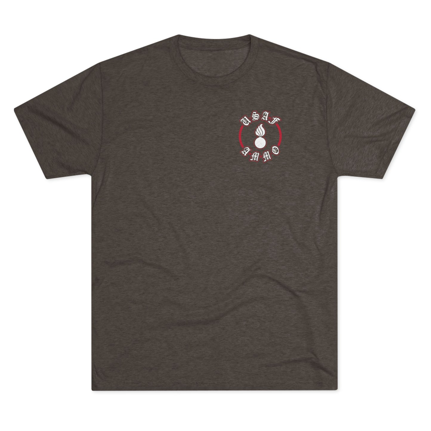 AMMO Pisspot Grunge American Flag Flechette Stars IYAAYAS We The People Style Unisex Tri-Blend Crew Tee