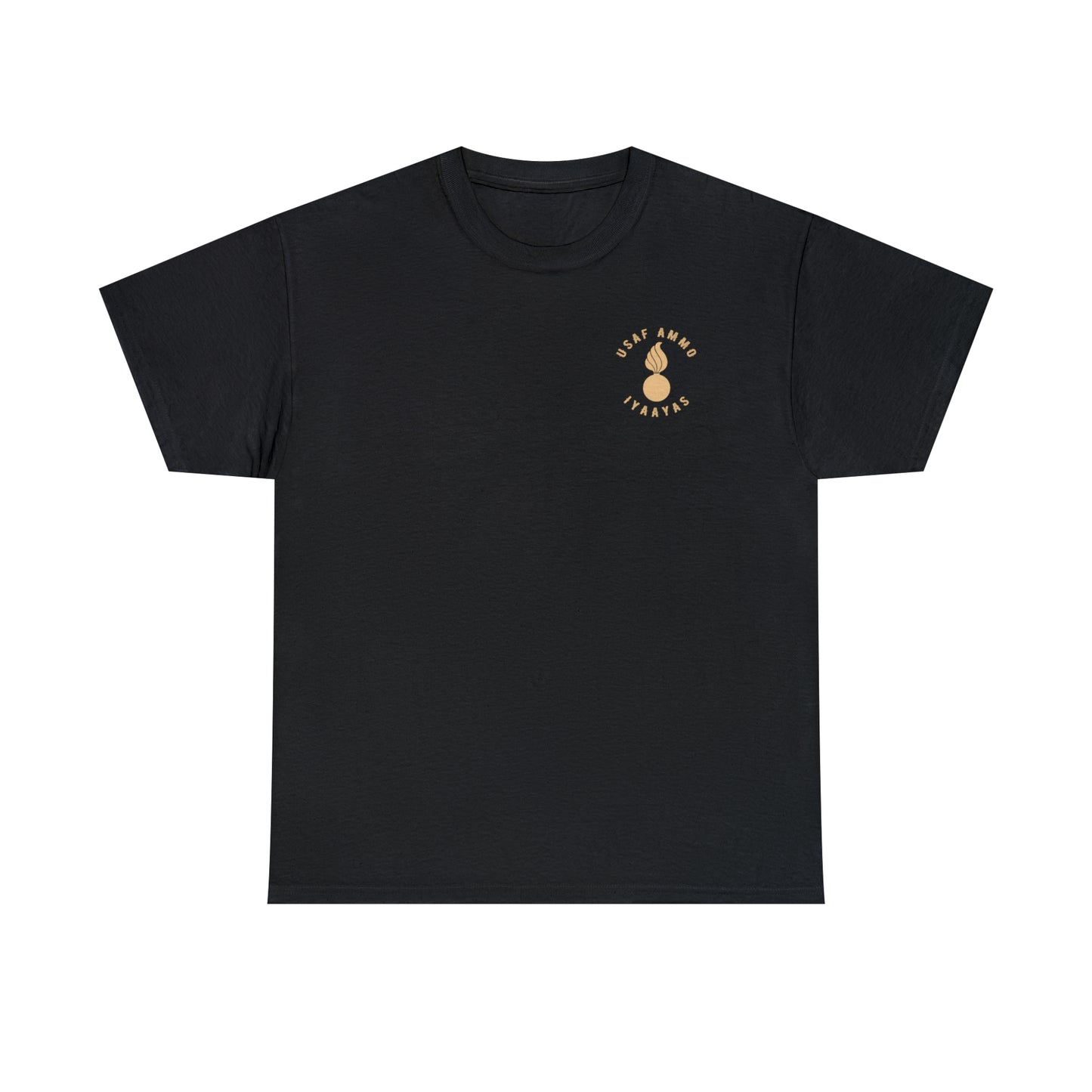 USAF AMMO A Dead Enemy Is A Peaceful Enemy Blessed Are The Peace Makers Pisspot Unisex Heavy Cotton Tee