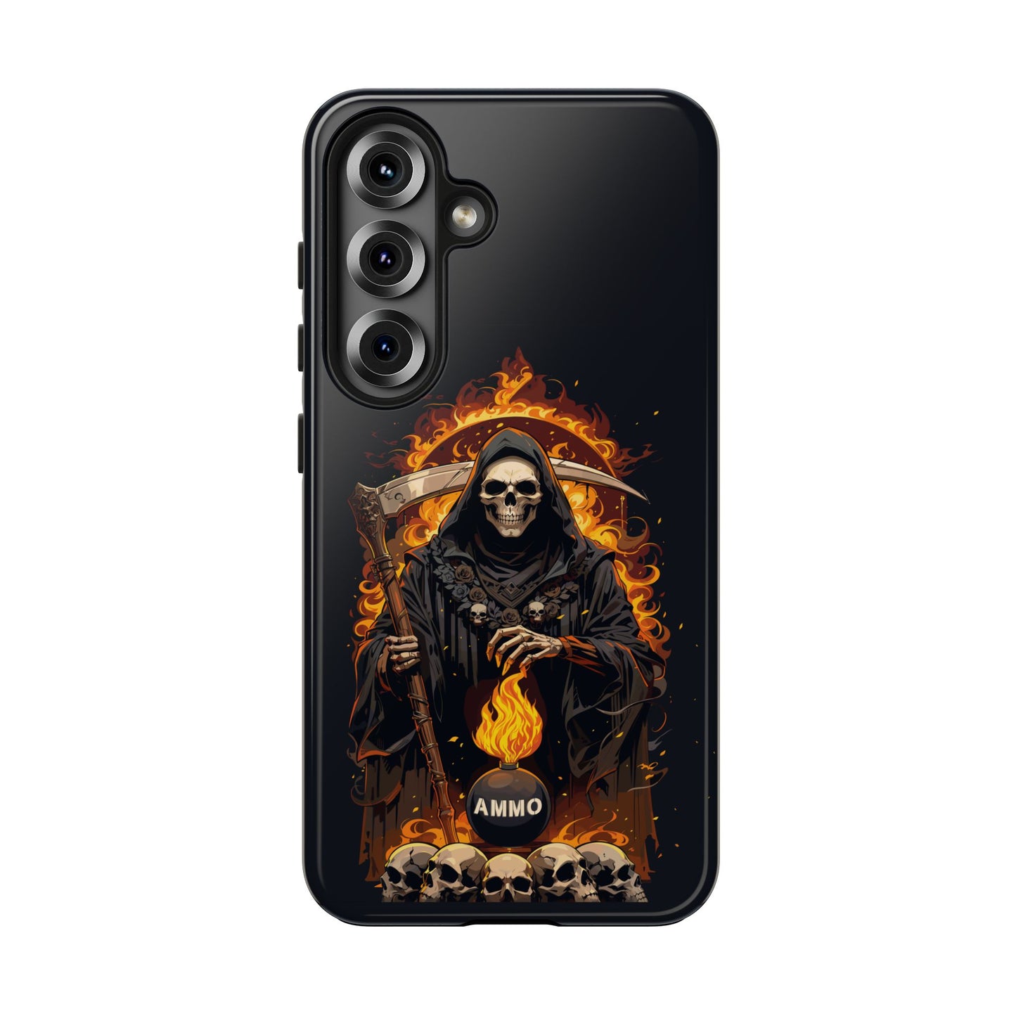 USAF AMMO Grim Reaper Pisspot Tough Phone Cases