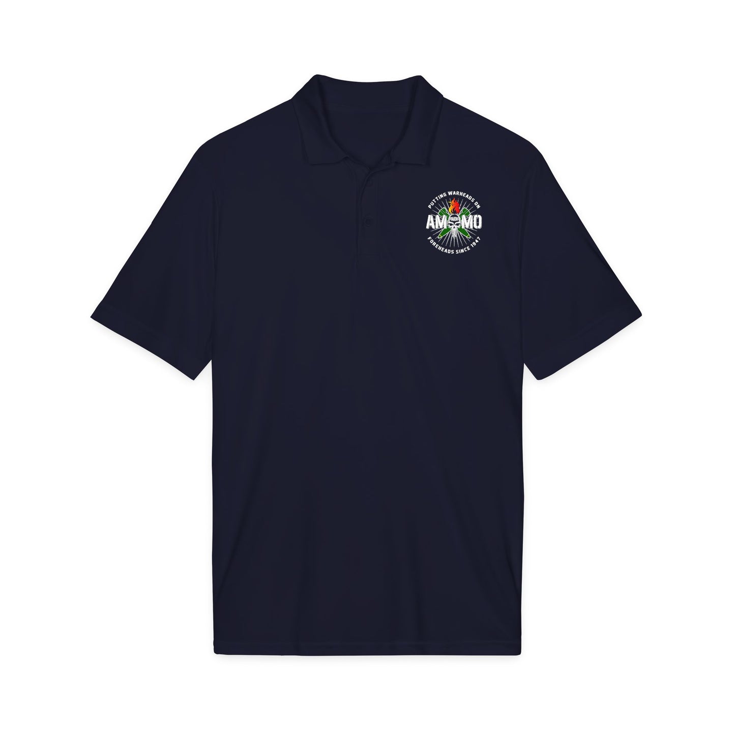 USAF AMMO Putting Warheads on Foreheads Since 1947 Sport-Tek® PosiCharge® Competitor™ Polo