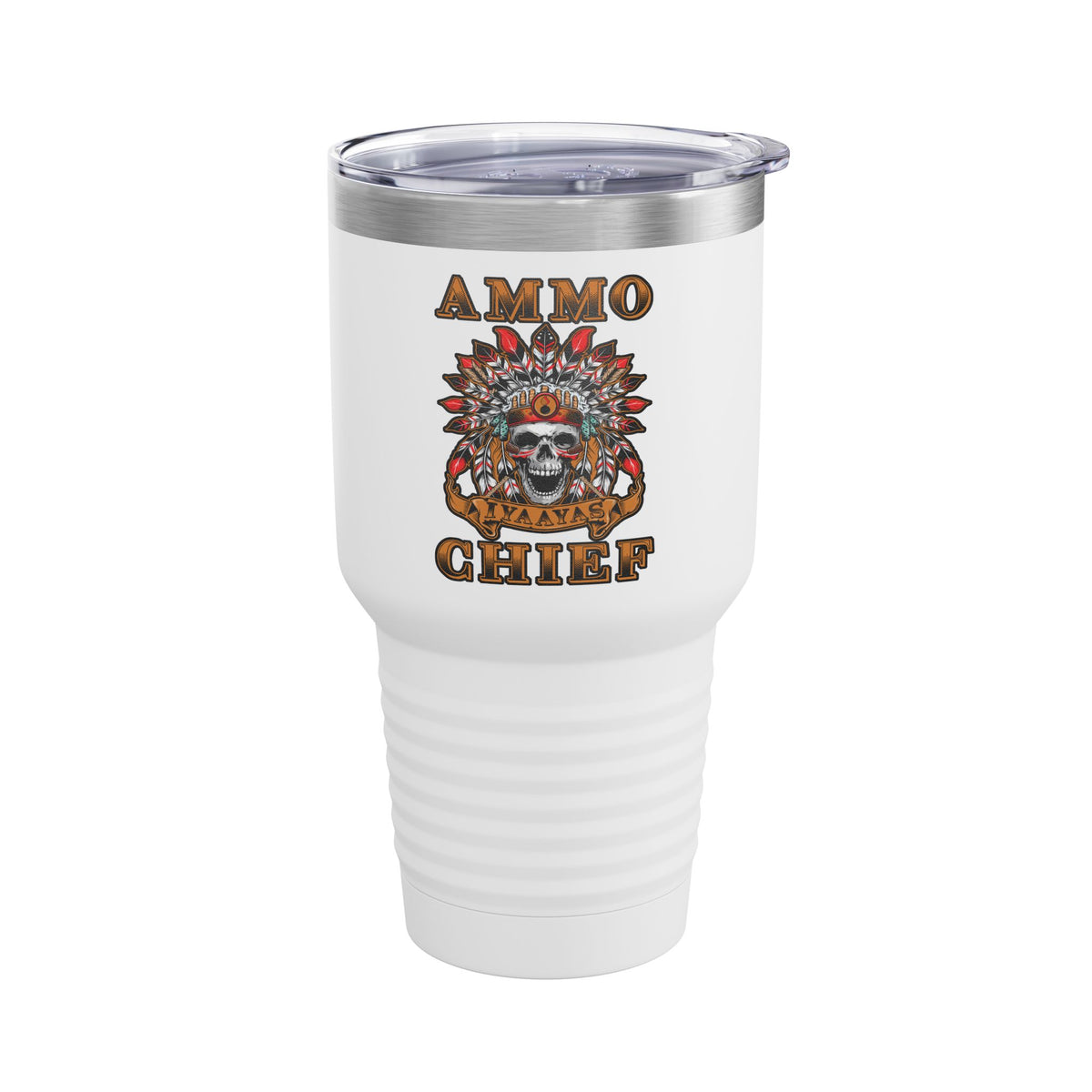 AMMO Chief Skull Headdress Tundra Tumbler, 30oz