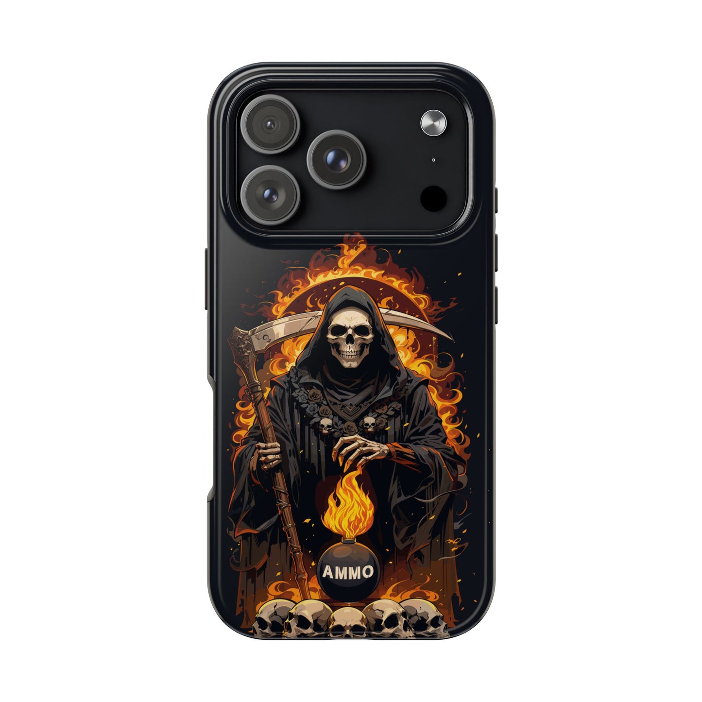 USAF AMMO Grim Reaper Pisspot Tough Phone Cases