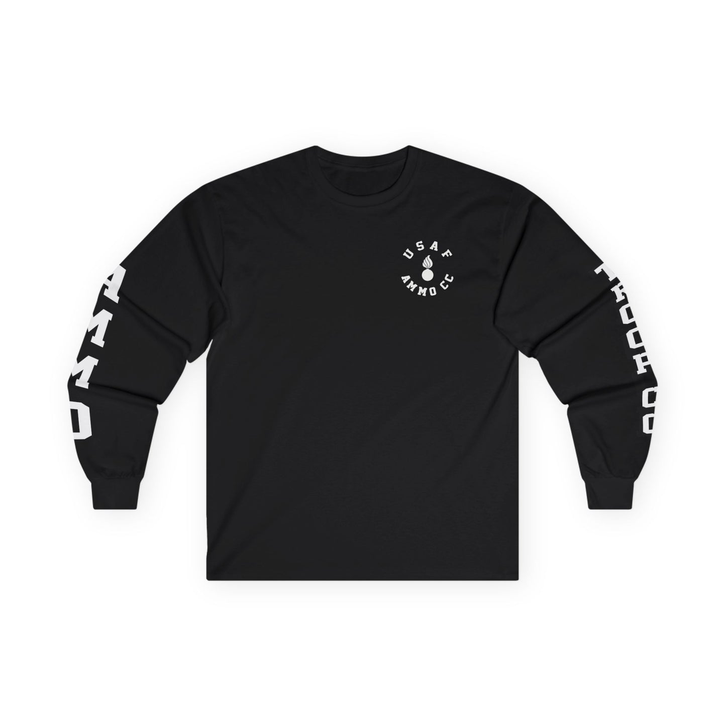 USAF AMMO Troop "CC" (Commander's Version) Dictionary Defintion and Meaning Mens Long Sleeve Cotton Shirt