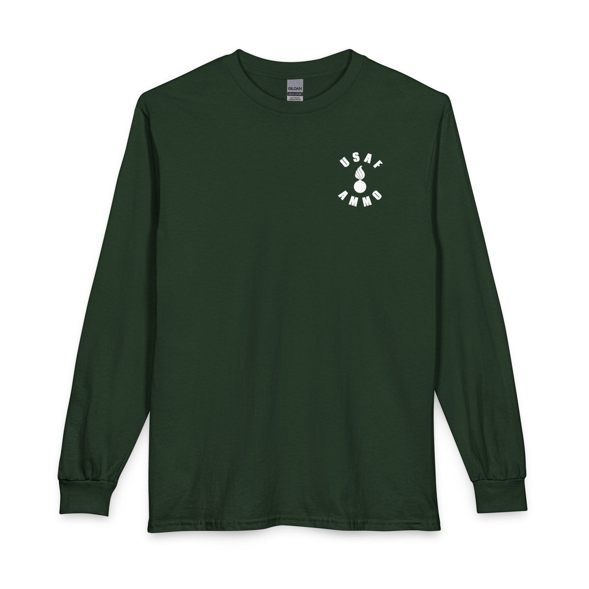 USAF AMMO Ain't No Mountain High Enough Drone Dropping JDAM on Mountain Bunker Unisex Long Sleeve T-Shirt