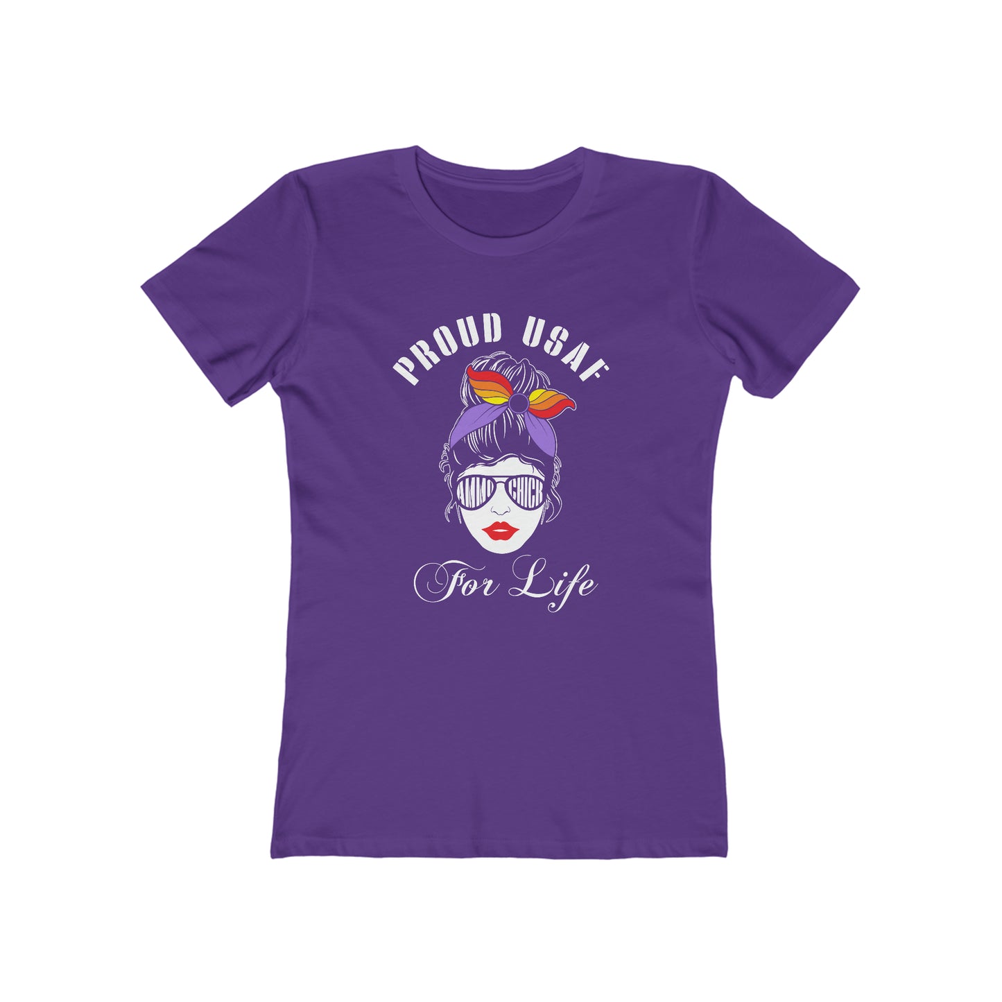 USAF AMMO Chick Women's The Boyfriend Tee