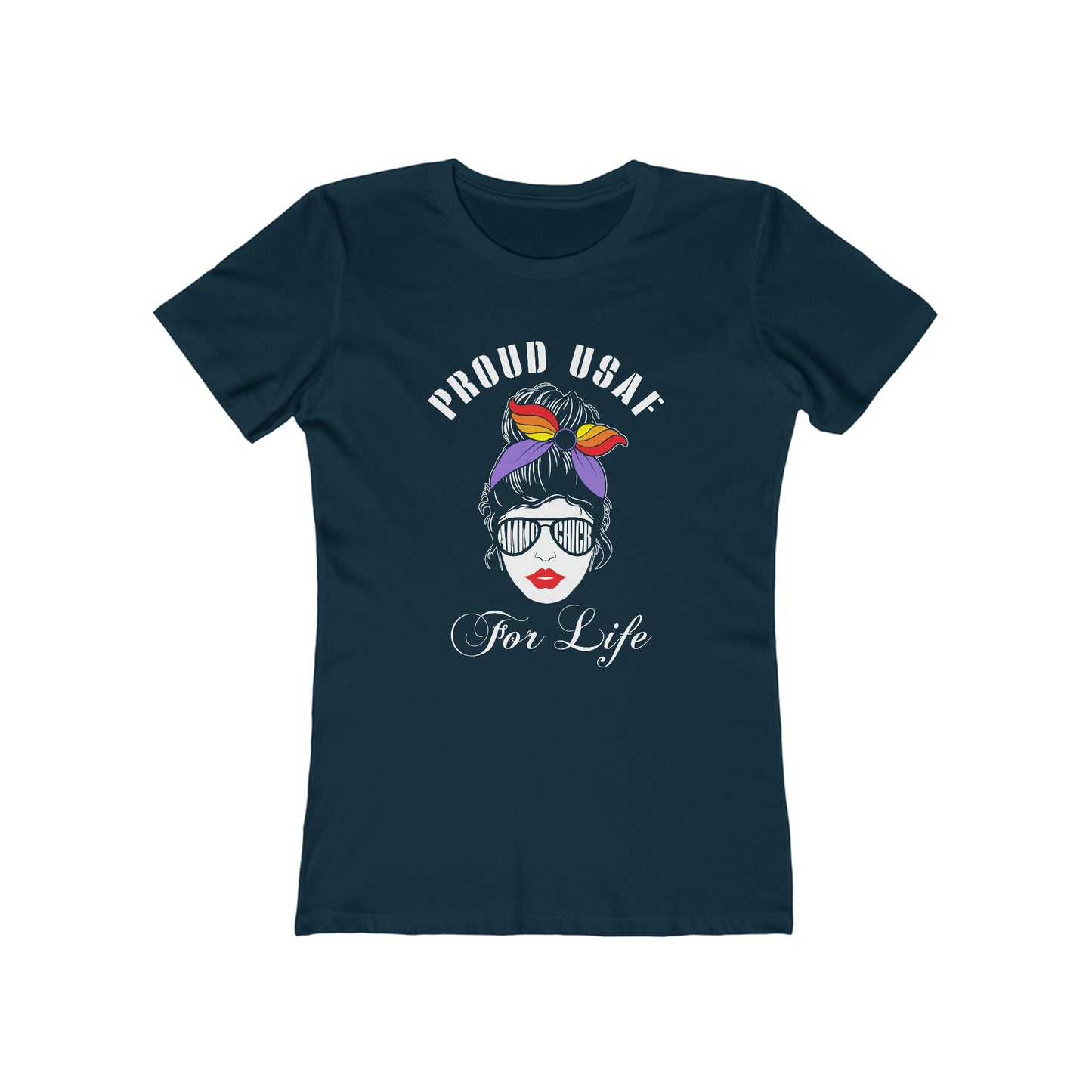 USAF AMMO Chick Women's The Boyfriend Tee