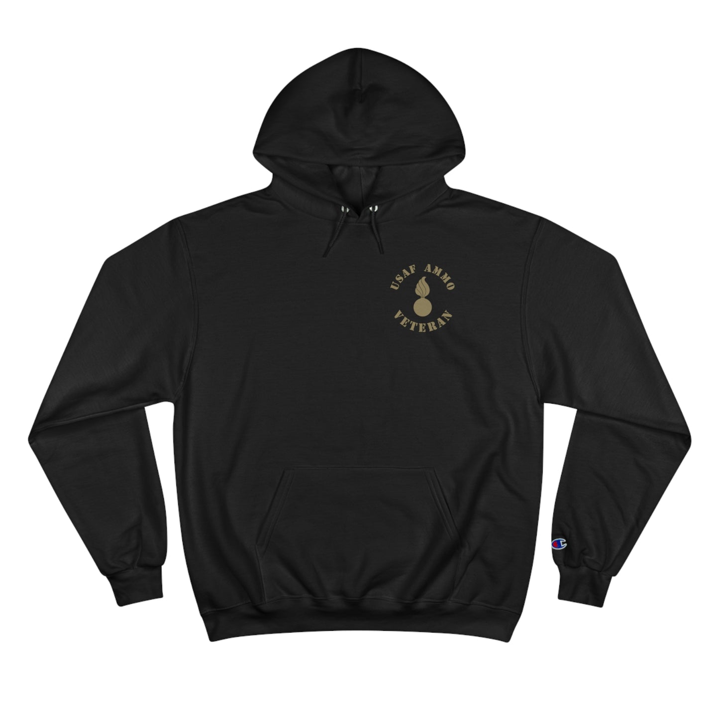 Proud USAF AMMO Veteran DD-214 Certified IYAAYAS Womens Champion Hoodie