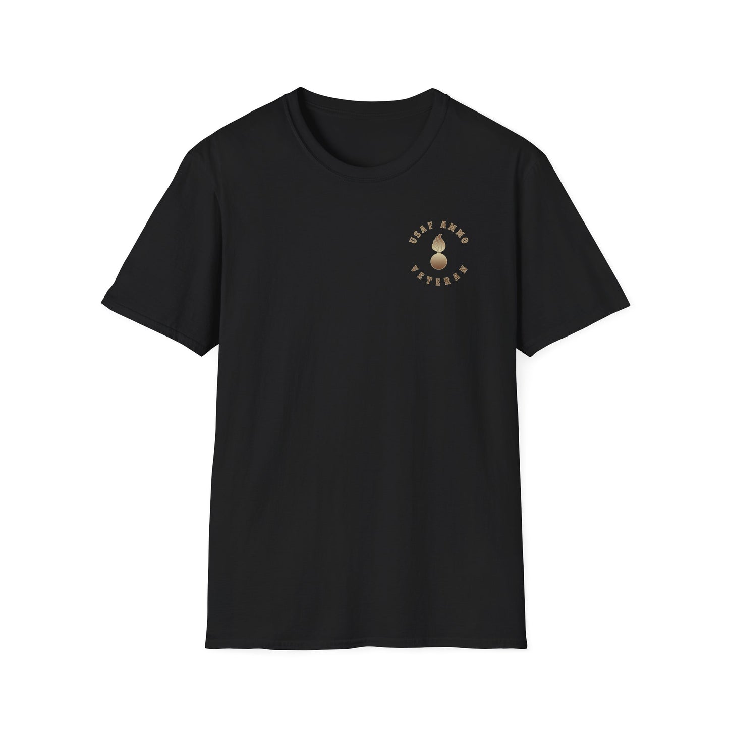 USAF AMMO We Live So Others May Die Crossed JDAMs IYAAYAS Pisspot Vintage Scroll Banners Back and Front Design Version Unisex Softstyle T-Shirt