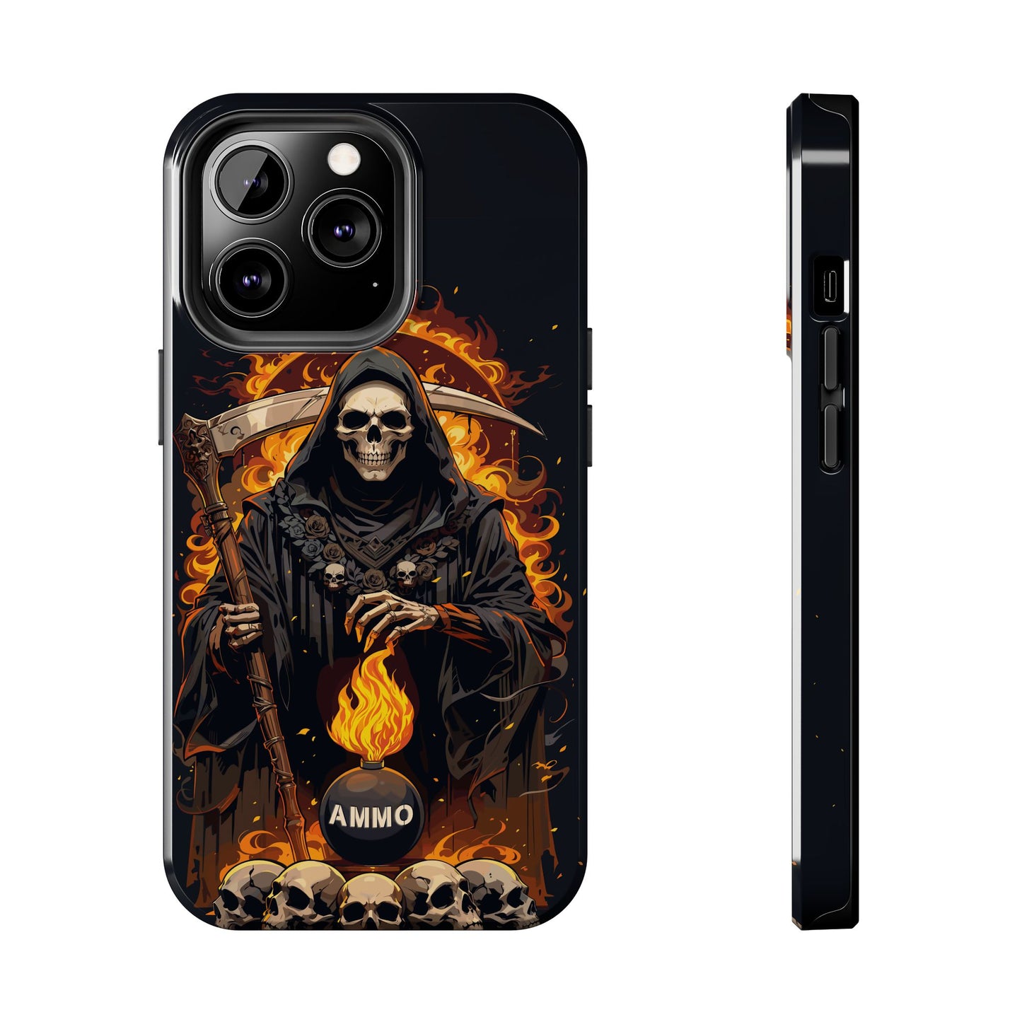 USAF AMMO Grim Reaper Pisspot Tough Phone Cases