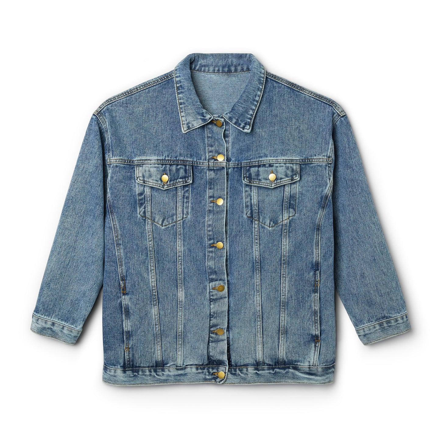 Proud USAF AMMO Wife For Life Women's Denim Jacket