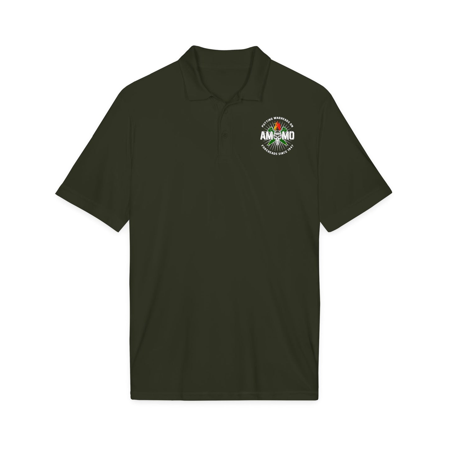 USAF AMMO Putting Warheads on Foreheads Since 1947 Sport-Tek® PosiCharge® Competitor™ Polo