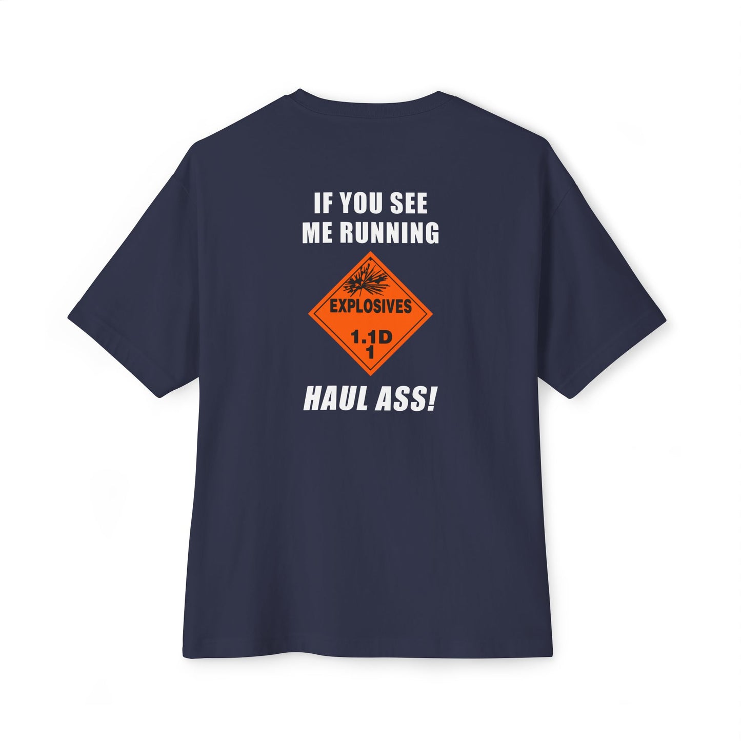 USAF AMMO IYAAYAS Explosive Placard 1.1D If You See Me Running Haul Ass Men's Gift T-Shirt