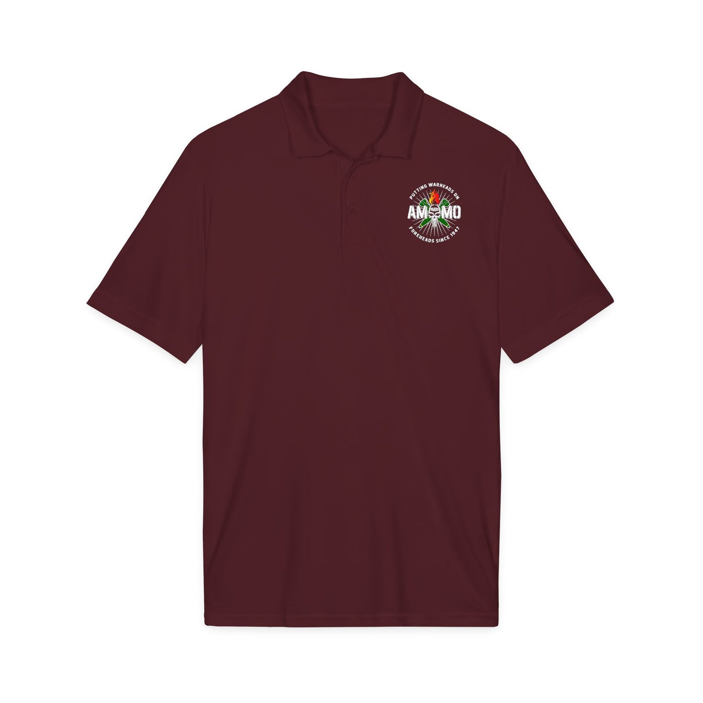 USAF AMMO Putting Warheads on Foreheads Since 1947 Sport-Tek® PosiCharge® Competitor™ Polo