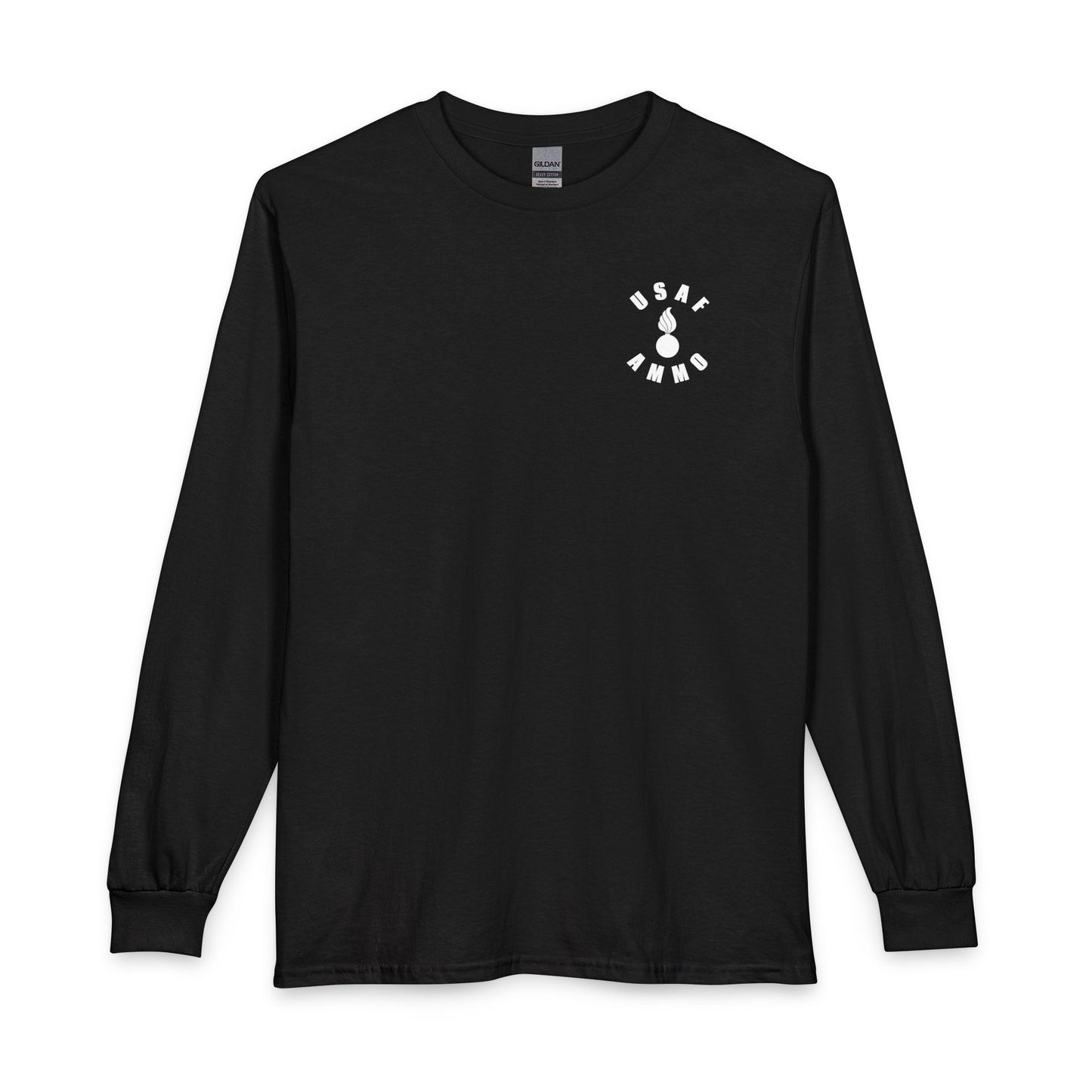 USAF AMMO Ain't No Mountain High Enough Drone Dropping JDAM on Mountain Bunker Unisex Long Sleeve T-Shirt