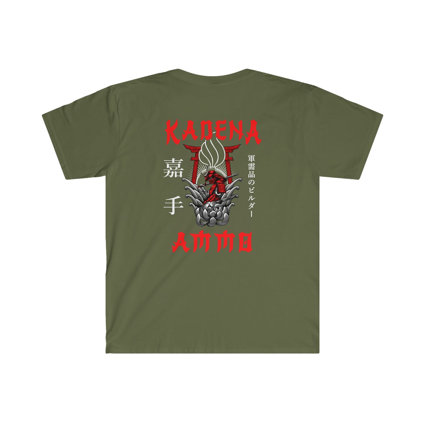 Kadena AMMO Samurai Katana Torii Gate Pisspot Unisex Softstyle T-Shirt