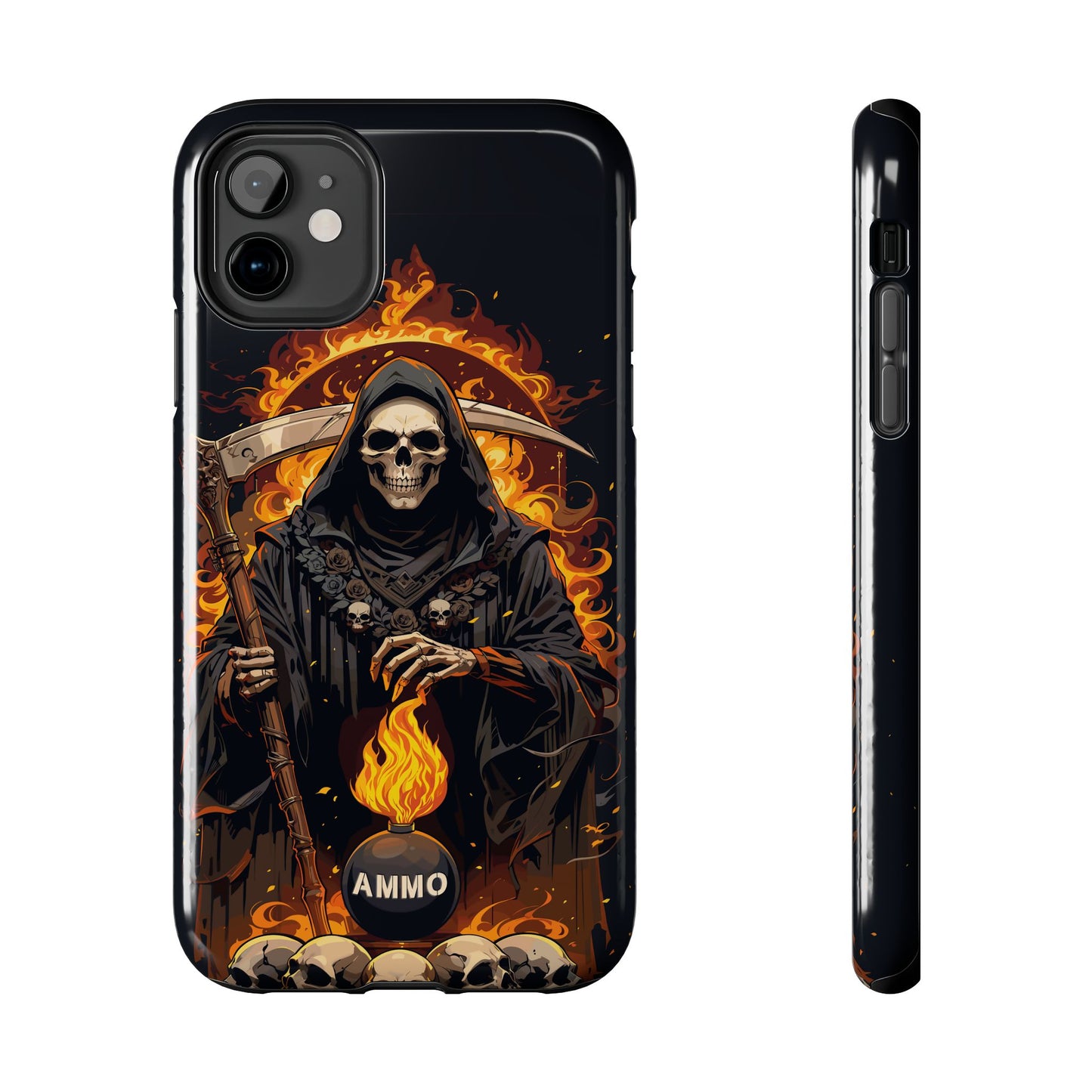 USAF AMMO Grim Reaper Pisspot Tough Phone Cases