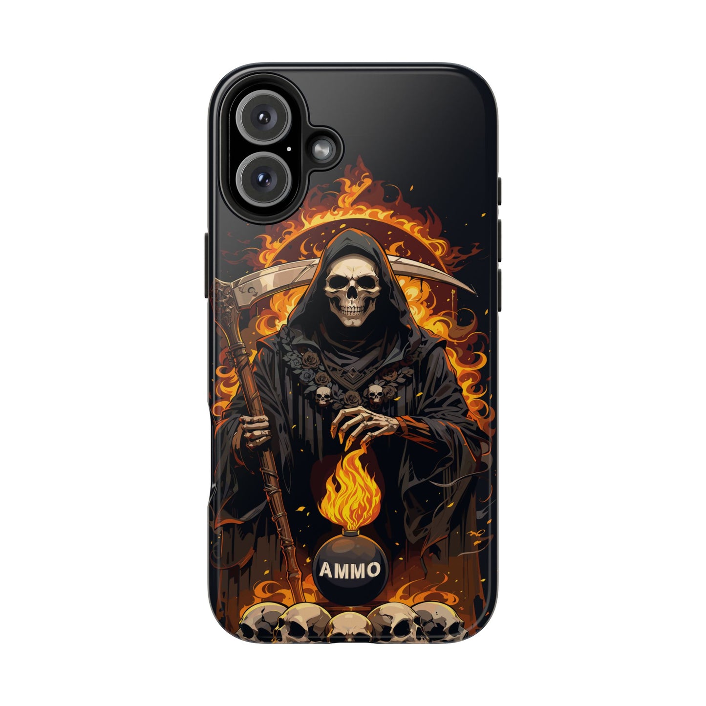 USAF AMMO Grim Reaper Pisspot Tough Phone Cases