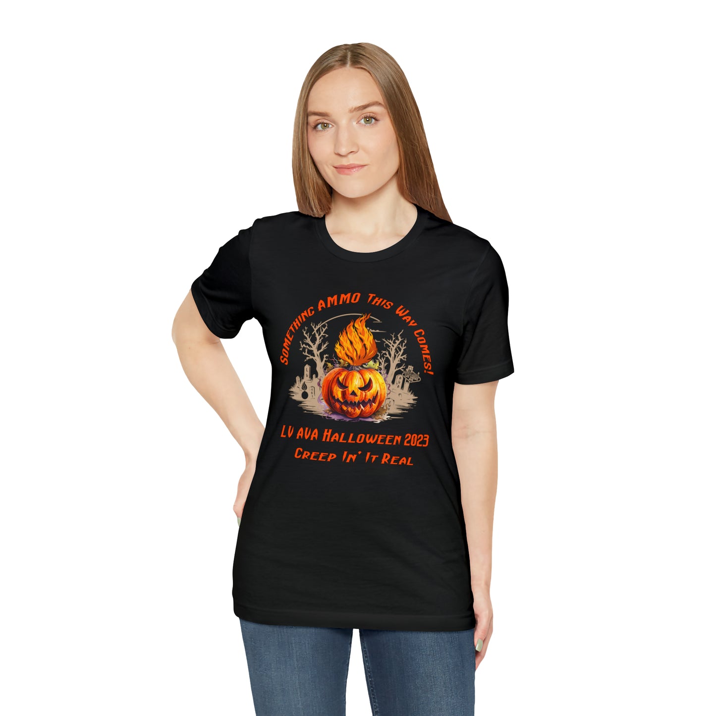 AMMO Halloween LV AVA Pub Crawl 2023 Official Women's Jersey Short Sleeve Tee