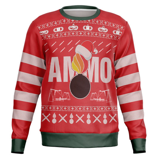 AMMO Christmas Party Pisspot IYAAYAS Sexy Santa Womens Sweatshirt